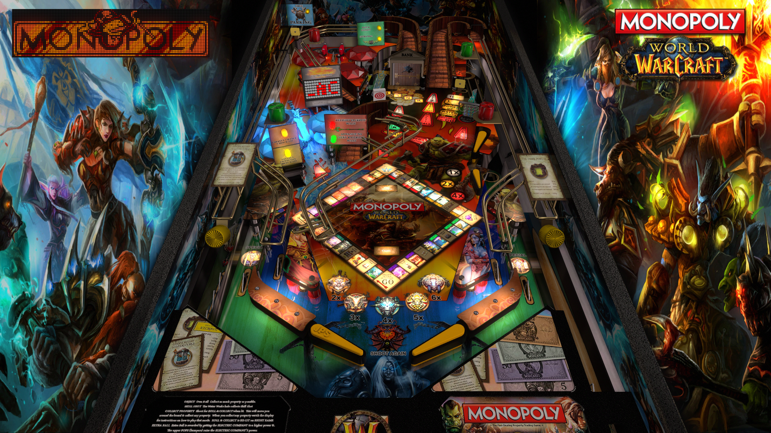 Illustration of WOW Monopoly