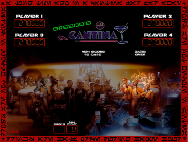 Greedo's Cantina - Arcade - Marquee (null) - 1001x760