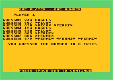 Bagels Supreme - Screenshot - Gameplay (null) - 336x240