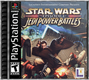 Star Wars: Episode I: Jedi Power Battles - Box - Front - Reconstructed (North America) - 687x617
