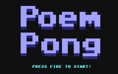 Poem Pong - Screenshot - Game Title (World) - 320x200