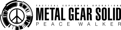 Metal Gear Solid: Peace Walker - Master Collection Version - Clear Logo (World) - 1243x310