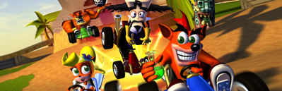 CTR: Crash Team Racing - Fanart - Background (null) - 3840x1240