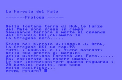 La Foresta del Fato - Screenshot - Game Title (null) - 659x432
