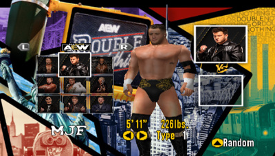 AEW: Double or Nothing 64 - Screenshot - Game Select (World) - 622x353