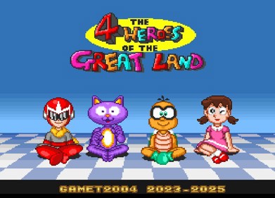 The 4 Heroes Of The Great Land - Screenshot - Game Title (null) - 589x423