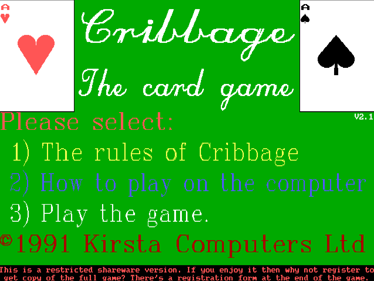Cribbage (Kirsta Computers) - Screenshot - Game Title (null) - 1275x957