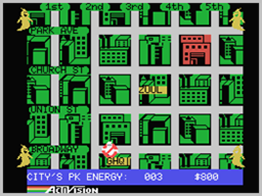 Ghostbusters (Opcode Games) - Screenshot - Gameplay (World) - 256x192