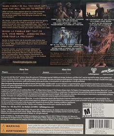 The Walking Dead: A New Frontier  - Box - Back (North America) - 1112x1320