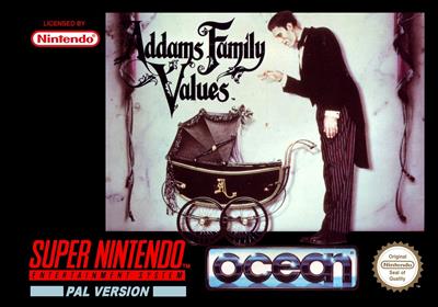 Addams Family Values - Fanart - Box - Front (Europe) - 2103x1477