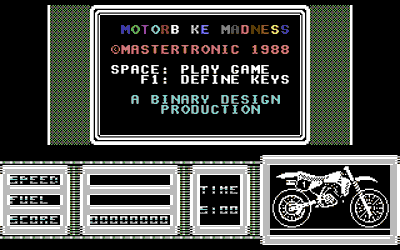 Motorbike Madness - Screenshot - Game Title (World) - 320x200