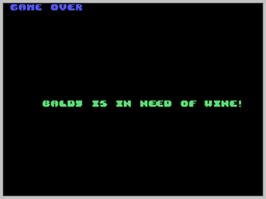 Baldy ZX - Screenshot - Game Over (World) - 256x192