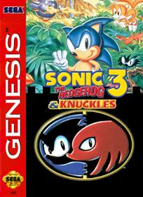 Sonic & Knuckles / Sonic the Hedgehog 3 - Box - Front (North America) - 1200x1649