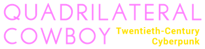 Quadrilateral Cowboy - Clear Logo (null) - 3000x725
