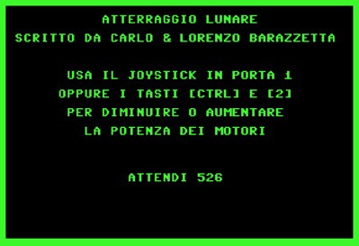 Atterraggio Lunare - Screenshot - Game Title (null) - 619x423