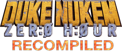 Duke Nukem: Zero Hour Recompiled - Clear Logo (null) - 1575x680