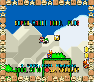 Super Mario Bros. Plus - Screenshot - Game Title (null) - 256x224