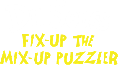 Dr. Seuss' Fix-Up the Mix-Up Puzzler - Clear Logo - 2400x1326