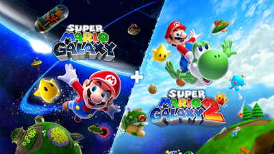 Super Mario Galaxy + Super Mario Galaxy 2 - Banner (North America) - 3840x2160