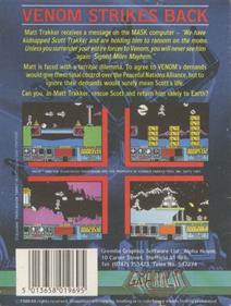 VENOM Strikes Back - Box - Back (Europe) - 787x1043