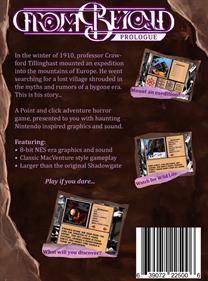 From Beyond: Prologue - Box - Back (World) - 600x810