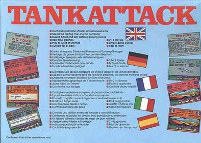 Tank Attack  - Box - Back (Europe) - 738x526