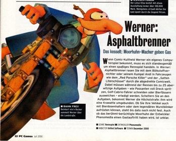 Werner: Asphaltbrenner - Advertisement Flyer - Front (Germany) - 800x644