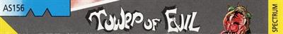 Tower of Evil - Banner (Europe) - 895x109