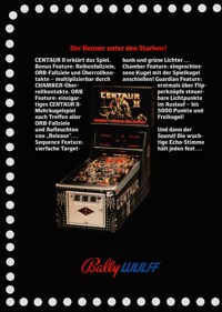 Centaur II - Advertisement Flyer - Back (Germany) - 850x1194