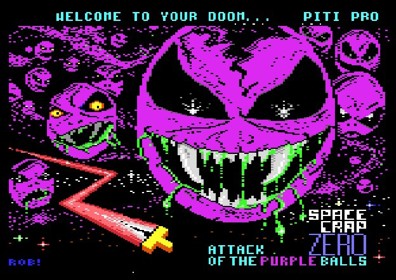 Space Crap Zero: Attack of the Purple Balls - Screenshot - Game Title (null) - 624x442