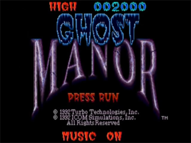 Ghost Manor - Screenshot - Game Title (North America) - 640x480