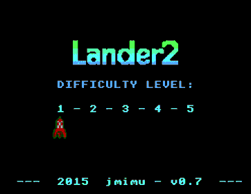 Lander II - Screenshot - Game Title (World) - 248x192