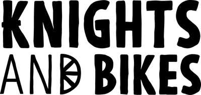 Knights and Bikes - Clear Logo (null) - 1897x899