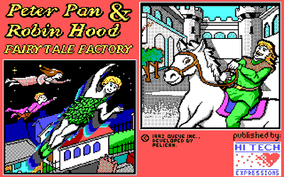 Peter Pan & Robin Hood: Fairy Tale Factory - Screenshot - Game Title (null) - 320x200