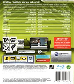 SingStar Hits 2 - Box - Back (France) - 705x800