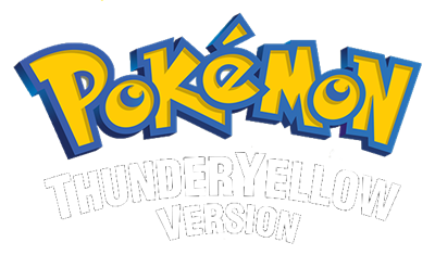Pokémon ThunderYellow - Clear Logo (World) - 607x357