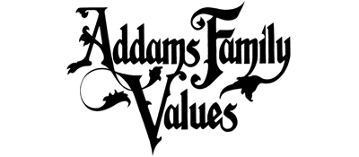 Addams Family Values - Clear Logo (Europe) - 3835x1678