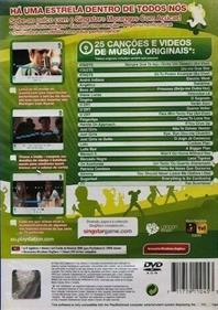 SingStar: Morangos com Acucar - Box - Back (Europe) - 329x466