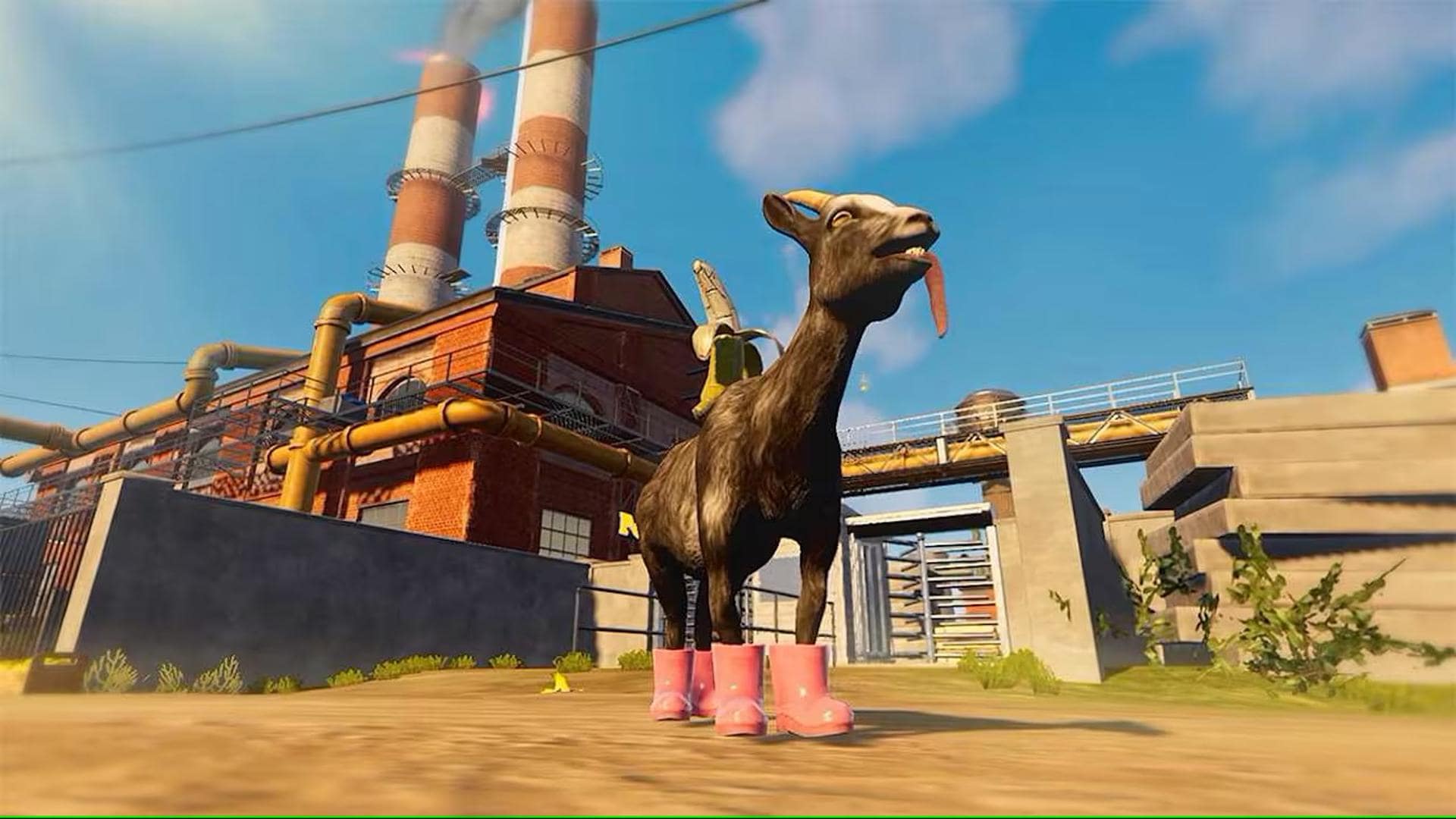 Illustration of Goat Simulator 3