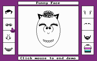 Illustration of Funny Face