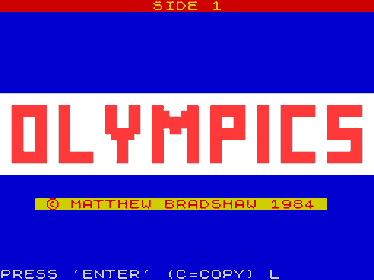 Olympics - Screenshot - Game Title (null) - 256x192