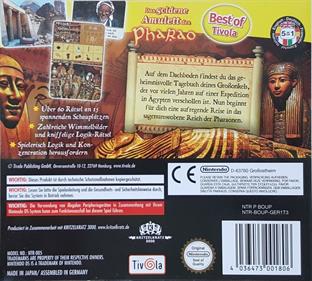 Das Goldene Amulett des Pharao - Box - Back (Germany) - 1155x1040