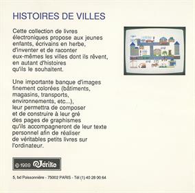 Histoires de villes - Box - Back (France) - 1119x1105