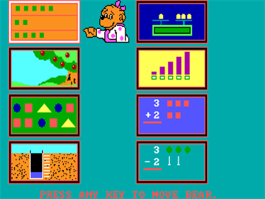 The Berenstain Bears Learn About Counting - Screenshot - Game Select (null) - 640x480