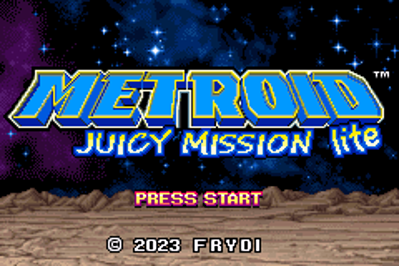 Metroid: Juicy Mission lite - Screenshot - Game Title (null) - 240x160
