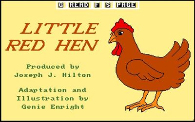 Robot Reader: Little Red Hen - Screenshot - Game Title (null) - 647x407