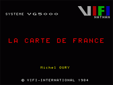 Carte de France - Screenshot - Game Title (null) - 640x480