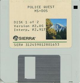 Police Quest: In Pursuit of the Death Angel - Disc (United States) - 800x833