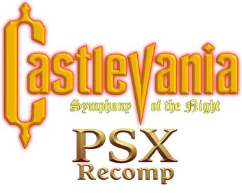 Castlevania: Symphony of the Night PSX Recomp - Clear Logo (null) - 1148x913