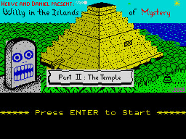 Willy In The Islands Of Mystery - Part II: The Temple - Screenshot - Game Title (null) - 512x384